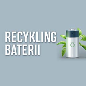 Logo Recykilng baterii