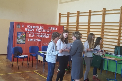 Etap powiatowy Ogólnopolskiego Turnieju Wiedzy Pożarniczej