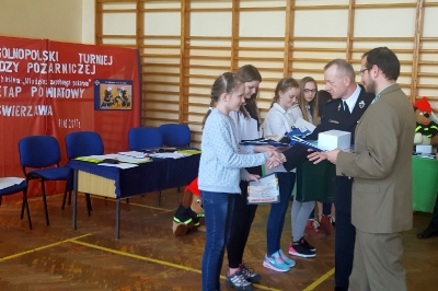 Etap powiatowy Ogólnopolskiego Turnieju Wiedzy Pożarniczej