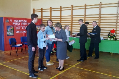 Etap powiatowy Ogólnopolskiego Turnieju Wiedzy Pożarniczej