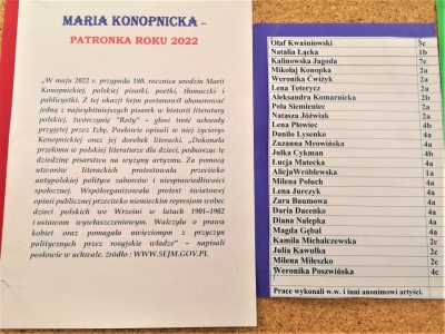 Konopnicka nieoczywista w bibliotece szkolnej