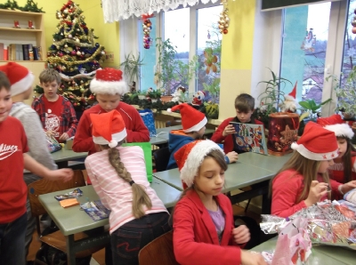 Mikołajki w klasie 4b