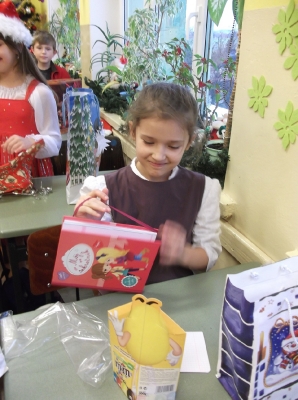 Mikołajki w klasie 4b