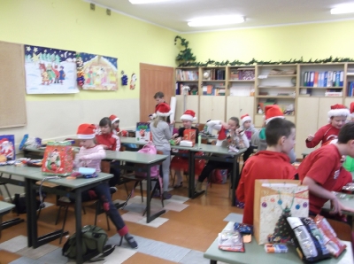 Mikołajki w klasie 4b