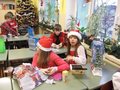 Mikołajki w klasie 4b