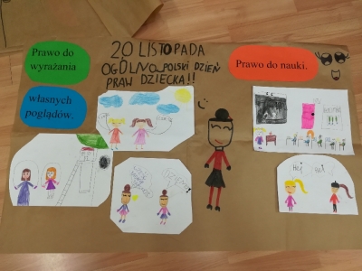 Niebiesko nam – Ogólnopolski Dzień Praw Dziecka w grupie V świetlicy