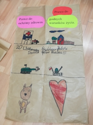 Niebiesko nam – Ogólnopolski Dzień Praw Dziecka w grupie V świetlicy