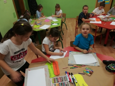 Niebiesko nam – Ogólnopolski Dzień Praw Dziecka w grupie V świetlicy