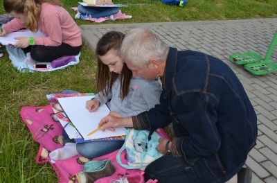 Plener z malarzem z Ukrainy