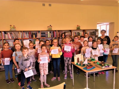 Wręczenie nagród - biblioteka