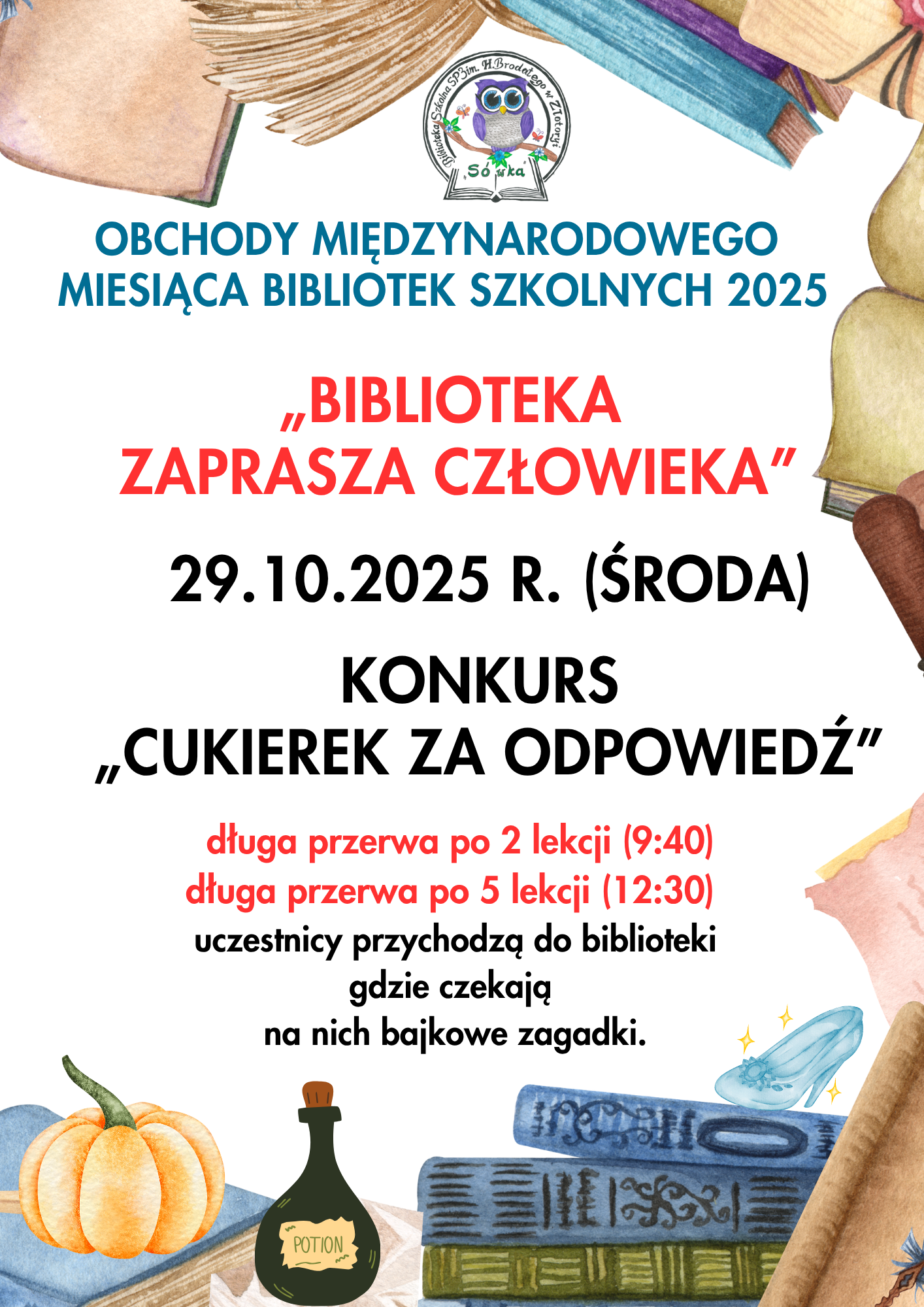 Obchody Międzynarodowego Miesiąca Bibliotek Szkolnych 2025