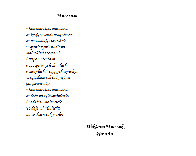 marzenia